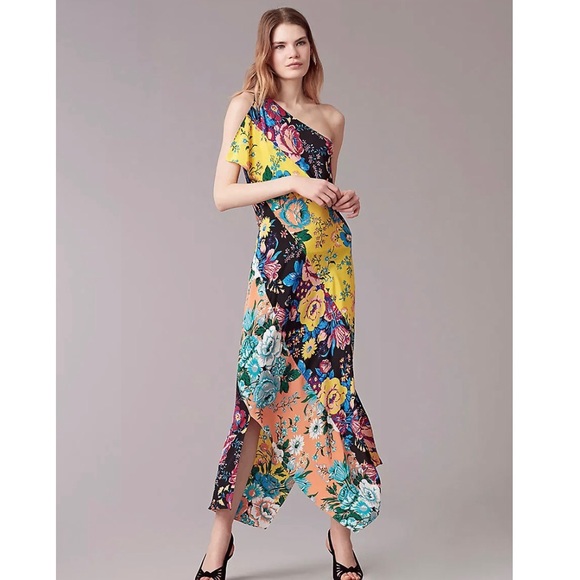 diane von furstenberg one shoulder dress